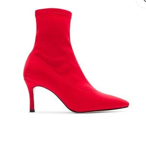 Enzo Boot in Red RAYE